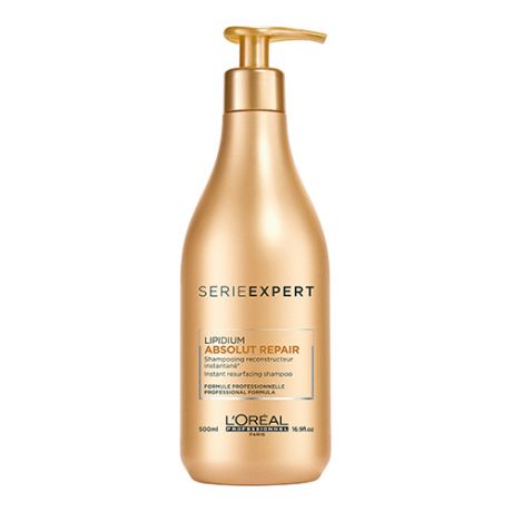 Шампунь для восстановление сильно поврежденных волос L'oreal Professionnel Lipidium Absolut Repair Instant Resurfacing Shampoo 500ml