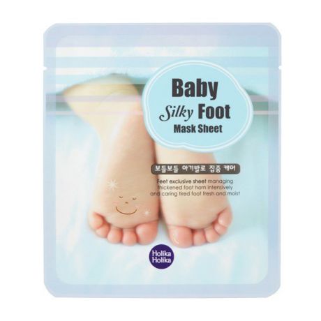 Смягчающая тканевая маска для ног Holika Holika Baby Silky Foot Mask Sheet