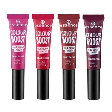 Стойкая жидкая матовая помада с матовым финишем Essence Colour Boost Mad About Matte Liquid Lipstick