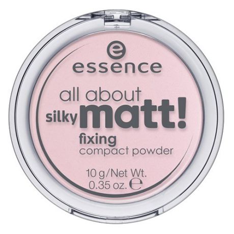 Компактная пудра ультрамелкого помола Essence All About Silky Matt Fixing Compact Powder