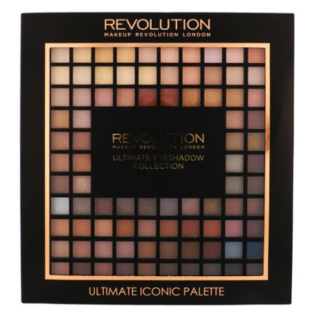 Палетка из 144 теней для век шимерных и матовых финишей MakeUp Revolution Ultimate Iconic 144 Palette