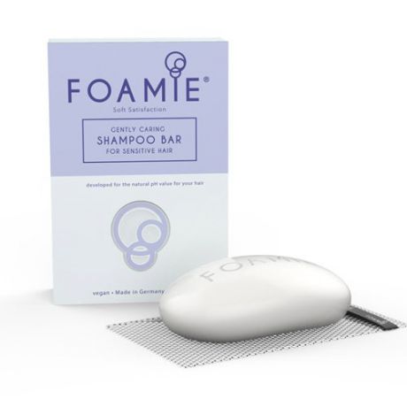 Твердый шампунь для тонких волос в сетчатом чехле Foamie Foamie Soft Satisfaction