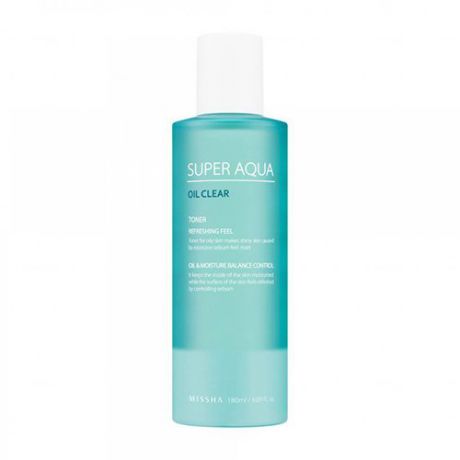 Увлажняющий тонер для жирной кожи Missha Super Aqua Oil Clear Toner