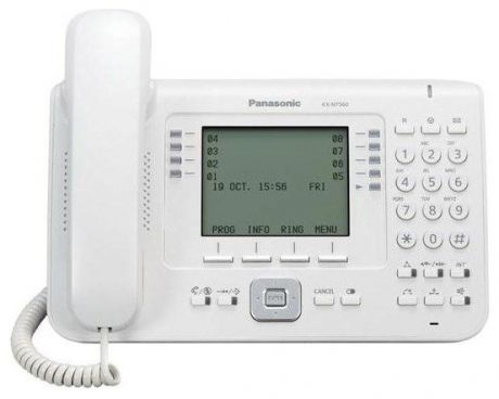Телефон IP Panasonic KX-NT560RU белый