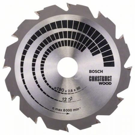 Пильный диск Bosch 190х30мм 2608640633