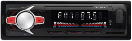 Автомагнитола Supra SFD-47U USB MP3 FM 1DIN 4x40Вт черный