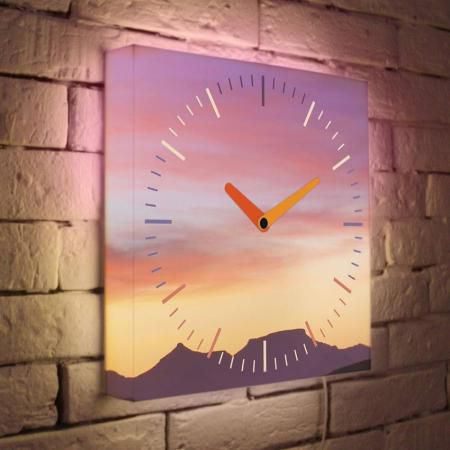 Часы настенные FotonioBox LB-004-35 розовый