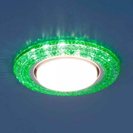 Встраиваемый светильник Elektrostandard 3030 GX53 GR зеленый 4690389083327