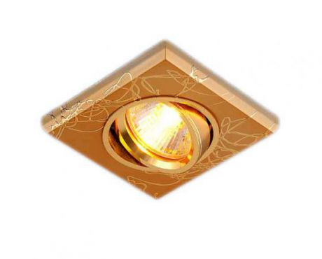 Встраиваемый светильник Elektrostandard 2080 MR16 GD золото 4690389002144