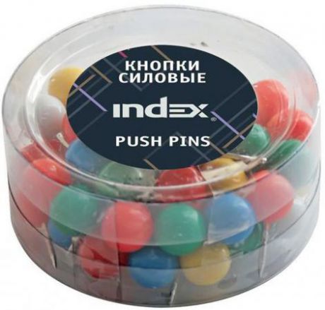 Кнопки силовые Index "Сфера" 50 шт 20 мм разноцветный ISPP1020