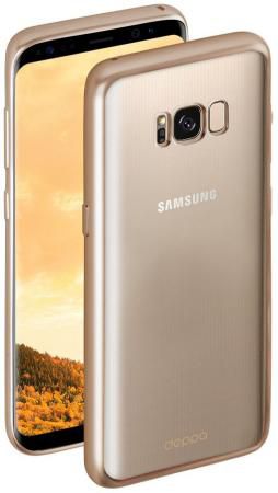 Чехол Deppa Чехол Gel Plus Case матовый для Samsung Galaxy S8+, золотой, Deppa