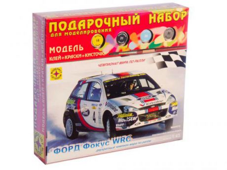 Автомобиль Моделист Форд Фокус WRC 1:43 ПН604312 подарочный набор