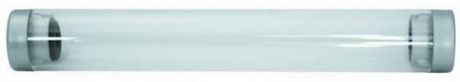 Футляр для одной ручки, прозрачный цилиндр, длина 155 мм, диаметр 22 мм, пластиковый BX-106