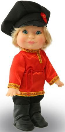 Кукла ВЕСНА Веснушка в русском костюме мальчик 26 см В2911