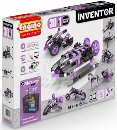 Конструктор ENGINO "Inventor" - Приключения 170 элементов 30 моделей с мотором 3031