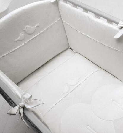 Комплект белья для детской кроватки Baby Expert Bosco (белый)