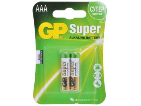 Батарейки GP Super Alkaline AAA 2 шт