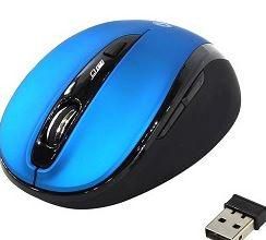 Мышь беспроводная беззвучная Smartbuy 612AG синяя, Blue LED [SBM-612AG-BK]