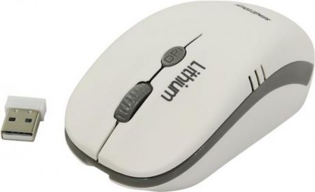Мышь беспроводная Smart Buy ONE 344CAG белый серый USB + радиоканал