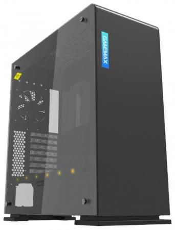GameMax Корпус [9909(909) VEGA Tempered Glass Black] без БП (Midi Tower, ATX, Black)
