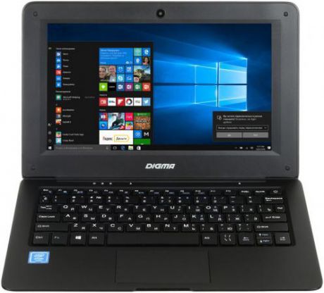 Ноутбук Digma EVE 100 10.1" 1024x600 Intel Atom-x5-Z8350 32 Gb 2Gb Intel HD Graphics 400 черный Windows 10 Home ET1015EW