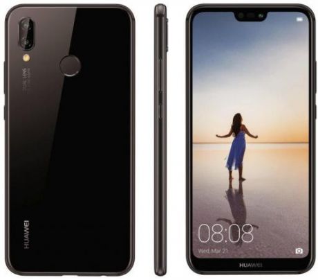Смартфон Huawei P20 Lite черный 5.84" 64 Гб NFC LTE Wi-Fi GPS 3G 51092GYS