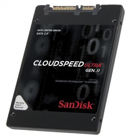 Твердотельный накопитель SSD 2.5" 1.6Tb SanDisk CloudSpeed Ultra II Read 530Mb/s Write 460Mb/s SATAIII SDLF1CRM-016T-1JA2
