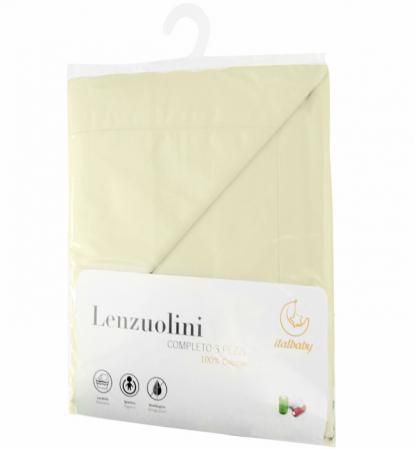 Сменное постельное белье Italbaby Lenzuolini (beige/020.1010-5)