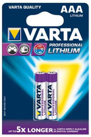 Батарейки Varta Professional Lithium AAA 2 шт