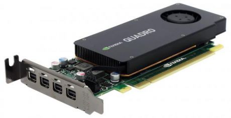Видеокарта PNY Quadro K1200 NVIDIA Quadro K1200 (VCQK1200DVIBLK-1) PCI-E 4096Mb GDDR5 128 Bit OEM