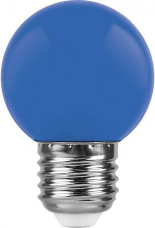 Лампа светодиодная FERON 25118 (1W) 230V E27 синий, LB-37