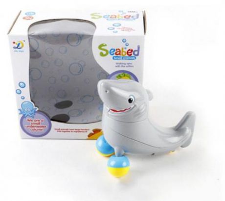 Интерактивная игрушка Shantou Gepai Акула от 3 лет серый 8825