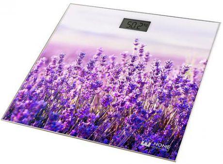 Весы напольные HOME ELEMENT HE-SC906 рисунок лаванда фиолетовый