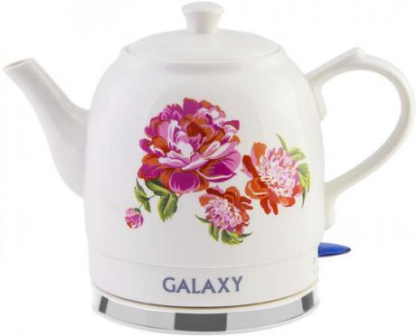 Чайник GALAXY GL0503 1400 Вт белый 1.4 л керамика