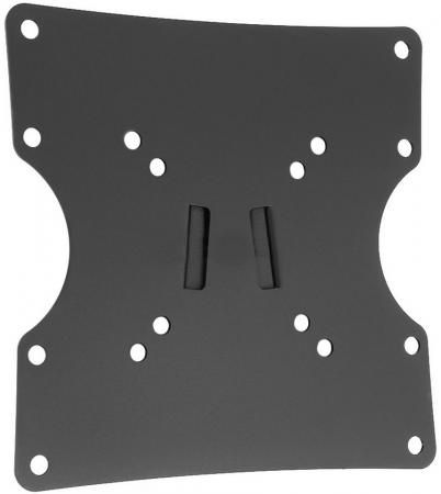 Кронштейн Holder LCD-F2501-B черный для ЖК ТВ 10-40" настенный от стены 24мм наклон 0° VESA 200x200 до 30 кг