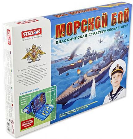 Настольная игра развивающая СТЕЛЛАР "Морской бой" 1121