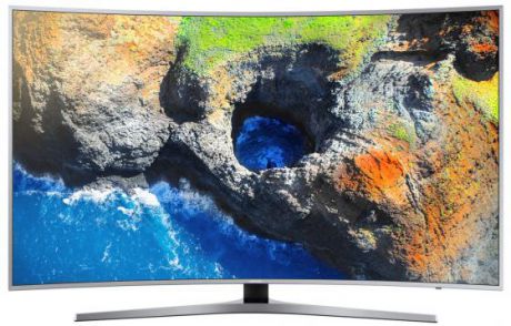 Телевизор LED 55" Samsung UE55MU6500UXRU серебристый 3840x2160 Wi-Fi Smart TV RJ-45
