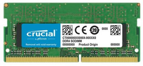 Оперативная память для ноутбуков SO-DDR4 8Gb PC4-19200 2400MHz Crucial CT8G4SFD824A