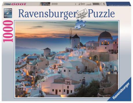 Пазл 1000 элементов Ravensburger "Вечерний Санторини"