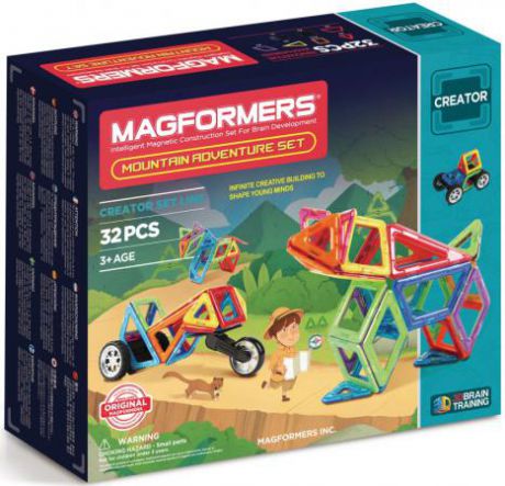 Магнитный конструктор Magformers Adventure Mountain 32 элемента 703011