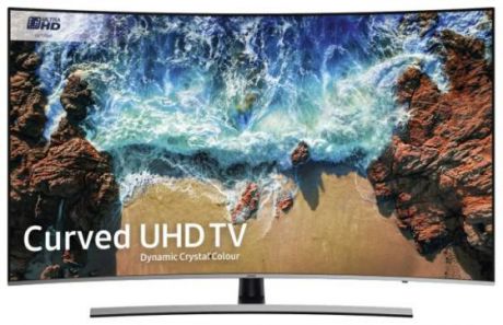 Телевизор 55" Samsung UE55NU8500UXRU черный серебристый 3840x2160 100 Гц Wi-Fi Smart TV RJ-45 Bluetooth Разьем для наушников