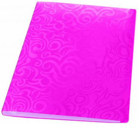 Папка с файлами TAI CHI, 20 файлов, розовый, материал PP, плотность 700 мкр, ф.А4