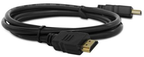 Кабель HDMI 1.2м CBR CB 240-1.2 круглый черный