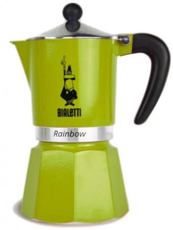 Кофеварка гейзерная Bialetti Rainbow 3 порции алюминий 4972