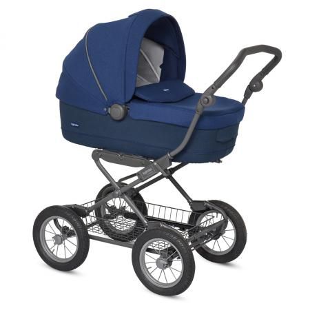 Коляска для новорожденного Inglesina Sofia на шасси Ergobike Slate (AB15J6CBL + AE15H6100/ цвет cobalt blue)