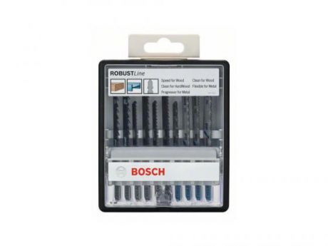 Лобзиковая пилка Bosch Robust Line 10шт 2607010542