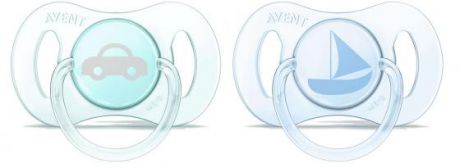 Пустышка Avent Avent Mini 2 шт силикон ортодонтическая с рождения розовая-оранжевая SCF151/01