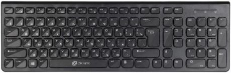 Клавиатура проводная Oklick 590M USB черный