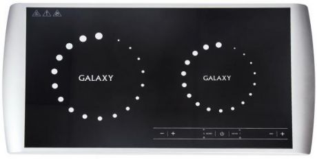 Индукционная электроплитка GALAXY GL3056 чёрный белый