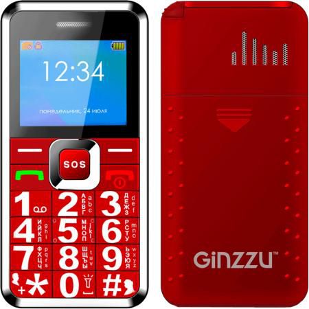 Мобильный телефон GINZZU MB505 красный 1.77"